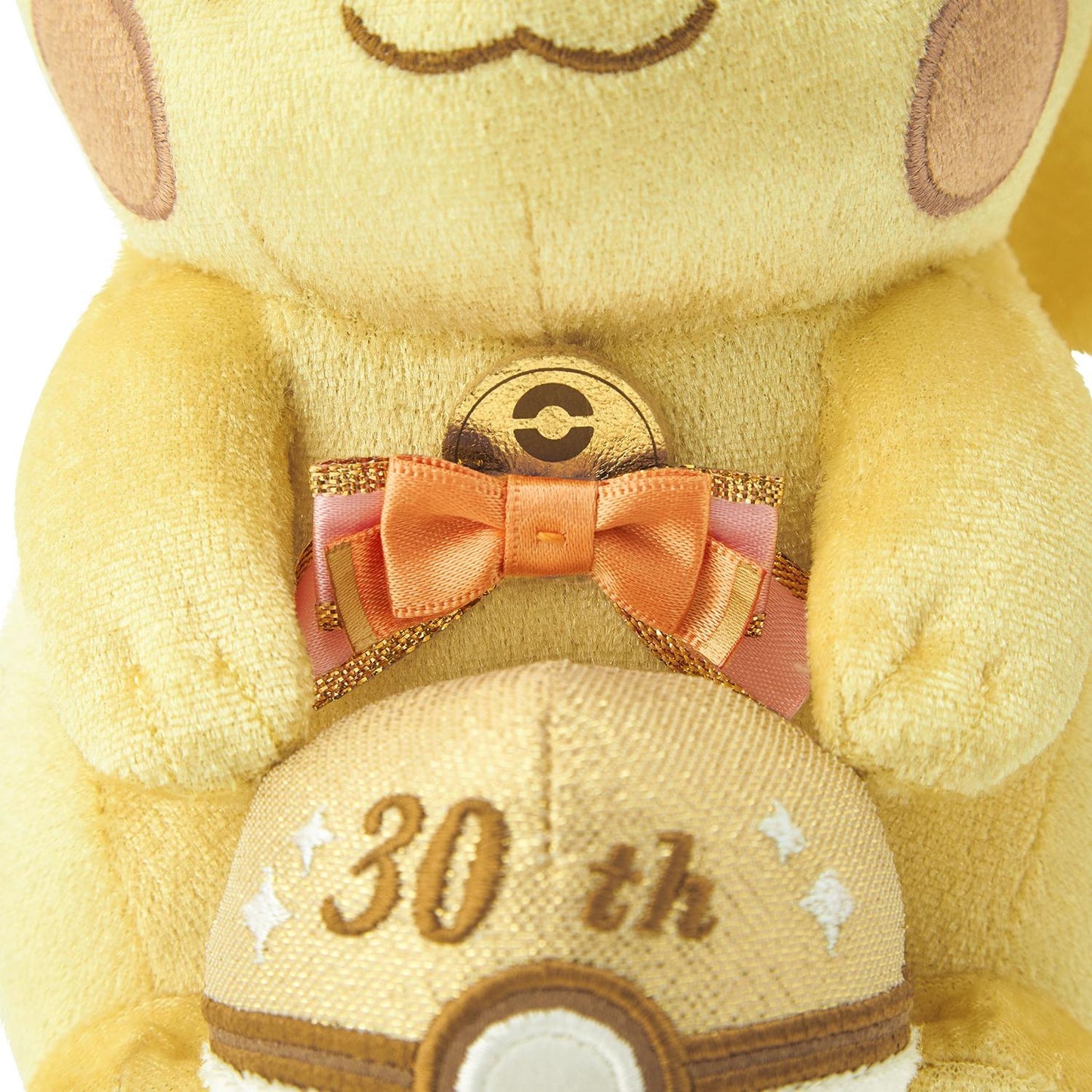 30th Anniversary Gold Shiny Pikachu Plush (Pokémon Center Japan)