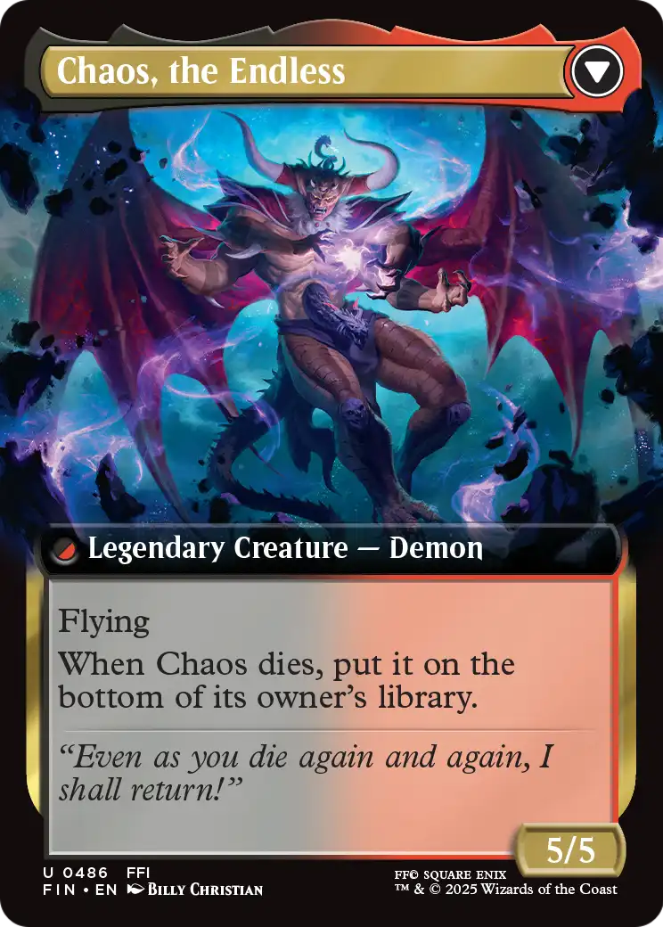 Garland, Knight of Cornelia (Extended Art) (FIN-486) [FINAL FANTASY] Foil