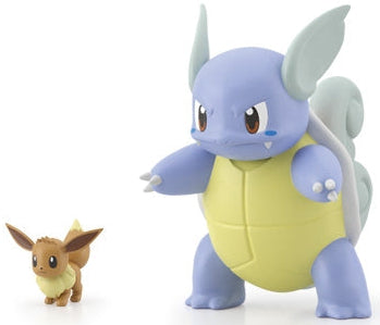 Pokemon Scale World - Kanto Region - Eevee & Wartortle Figure