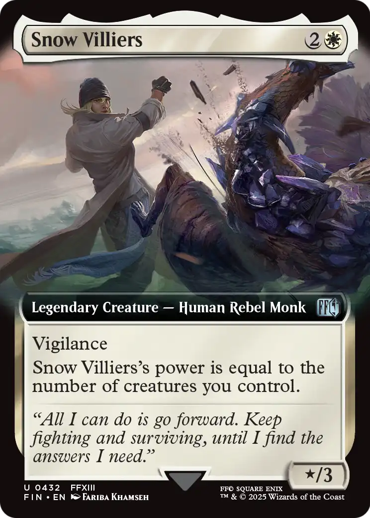 Snow Villiers (Extended Art) (FIN-432) [FINAL FANTASY] Foil