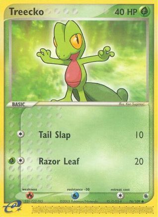 Treecko 76/109 - Ruby & Sapphire