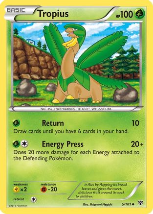 Tropius/101 - Plasma Blast