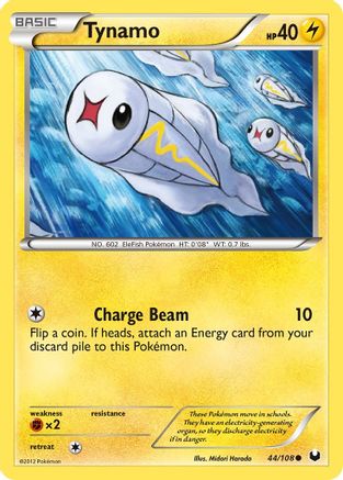 Tynamo (44)/108 - Dark Explorers Reverse Holofoil