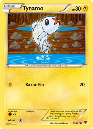 Tynamo/101 - Plasma Blast Reverse Holofoil