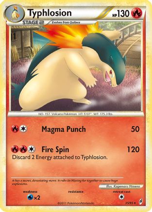 Typhlosion/95 - Call of Legends Reverse Holofoil