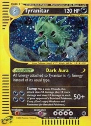 Tyranitar (29)/165 - Expedition Reverse Holofoil