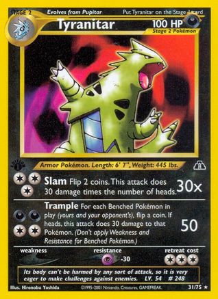 Tyranitar (31) 31/75 - Neo Discovery
