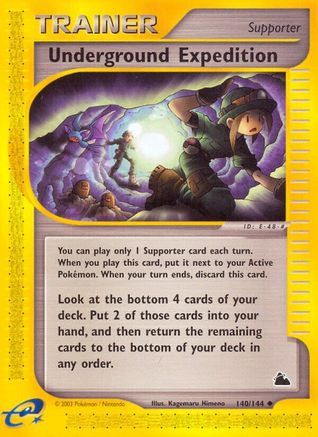 Underground Expedition/144 - Skyridge Reverse Holofoil