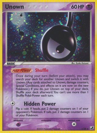 Unown !/115 - Unseen Forces Holofoil