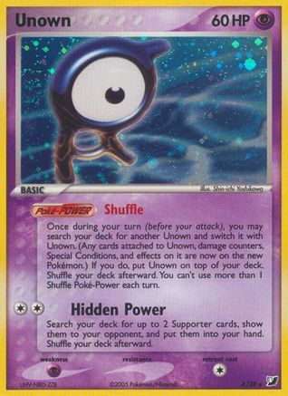 Unown A/115 - Unseen Forces Holofoil