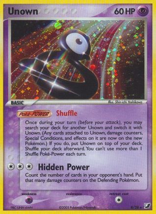 Unown B/115 - Unseen Forces Holofoil