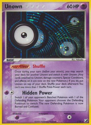 Unown I/115 - Unseen Forces Holofoil