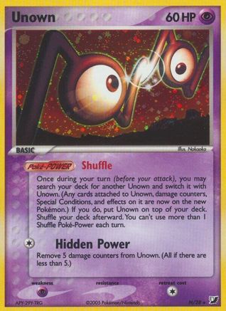 Unown N/115 - Unseen Forces Holofoil