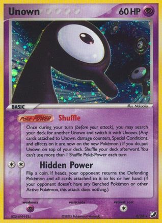 Unown R/115 - Unseen Forces Holofoil