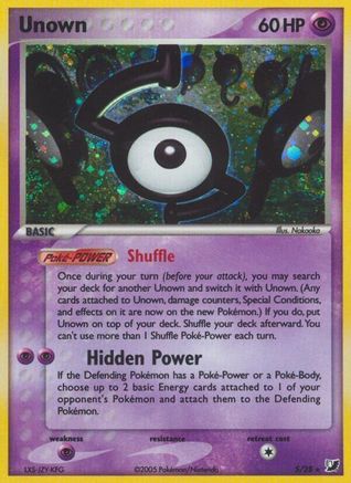 Unown S/115 - Unseen Forces Holofoil