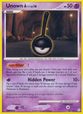 Unown (!)/146 - Legends Awakened Reverse Holofoil
