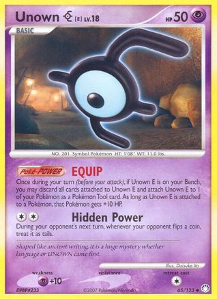 Unown [E]/123 - Mysterious Treasures