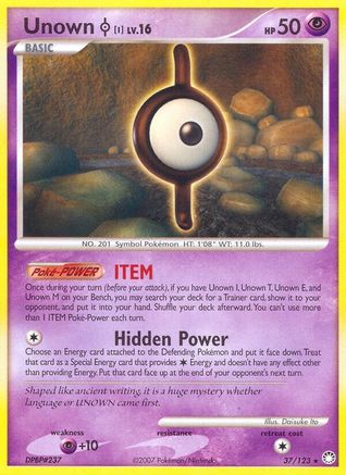 Unown [I]/123 - Mysterious Treasures