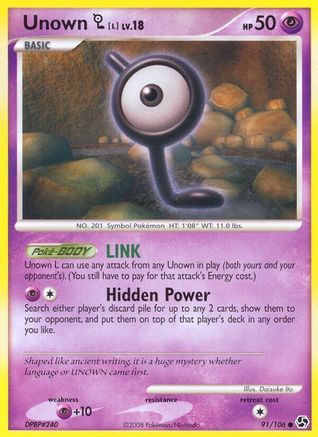 Unown [L]/106 - Great Encounters