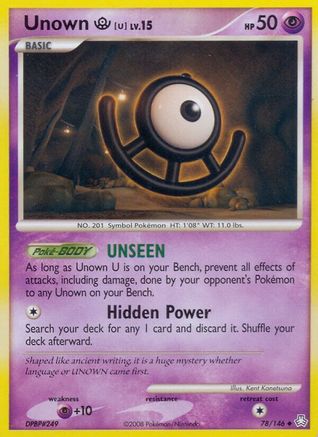 Unown (U)/146 - Legends Awakened Reverse Holofoil
