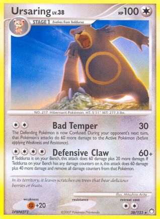 Ursaring/123 - Mysterious Treasures Reverse Holofoil