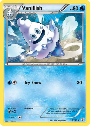 Vanillish/135 - Plasma Storm Reverse Holofoil
