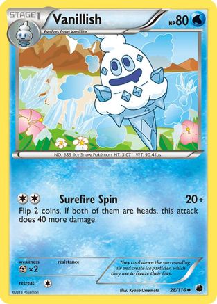 Vanillish/116 - Plasma Freeze Reverse Holofoil