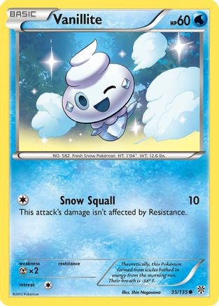 Vanillite/135 - Plasma Storm Reverse Holofoil