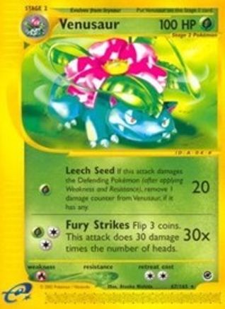 Venusaur (67)/165 - Expedition Reverse Holofoil