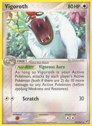 Vigoroth/107 - Deoxys Reverse Holofoil