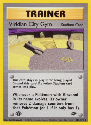 Viridian City Gym 123/132 - Gym Challenge