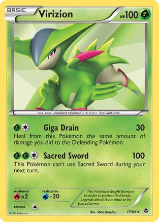 Virizion/98 - Emerging Powers Reverse Holofoil