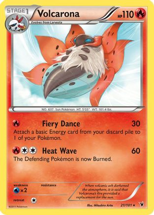 Volcarona/101 - Noble Victories Reverse Holofoil