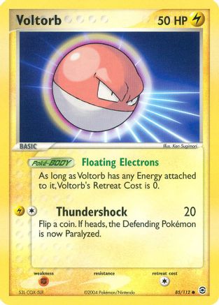 Voltorb/112 - FireRed & LeafGreen Reverse Holofoil