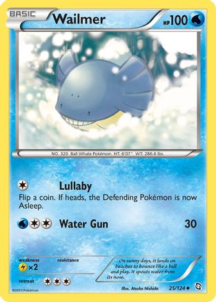 Wailmer/124 - Dragons Exalted Reverse Holofoil