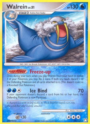 Walrein/123 - Mysterious Treasures Reverse Holofoil