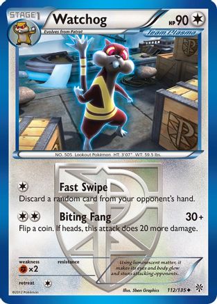 Watchog (Team Plasma) (112)/135 - Plasma Storm