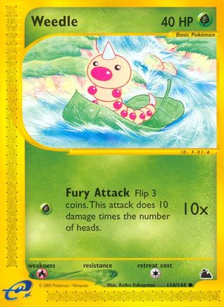 Weedle (114)/144 - Skyridge