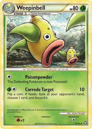 Weepinbell/102 - Triumphant Reverse Holofoil