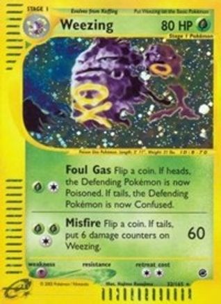 Weezing (32)/165 - Expedition Holofoil