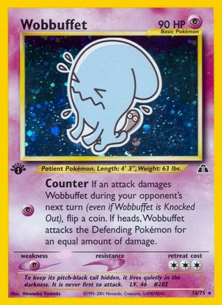 Wobbuffet (16) 16/75 - Neo Discovery