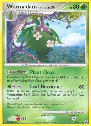 Wormadam Plant Cloak/132 - Secret Wonders Reverse Holofoil