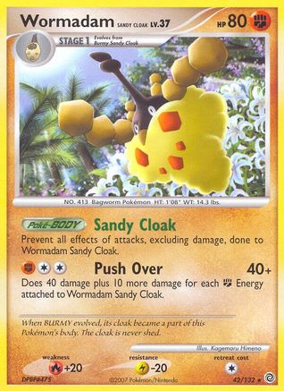 Wormadam Sandy Cloak/132 - Secret Wonders Reverse Holofoil