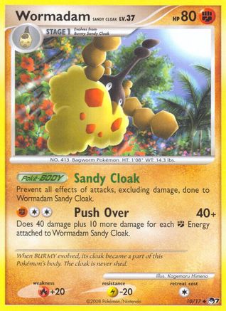 Wormadam Sandy Cloak/17 - POP Series 7