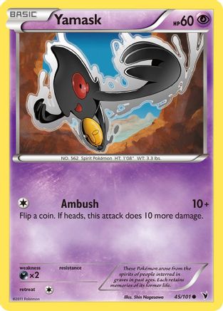 Yamask (45)/101 - Noble Victories Reverse Holofoil