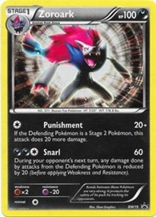Zoroark - BW19/101 - Black and White Promos Holofoil