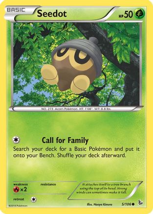 Seedot 5/106 - XY  Flashfire
