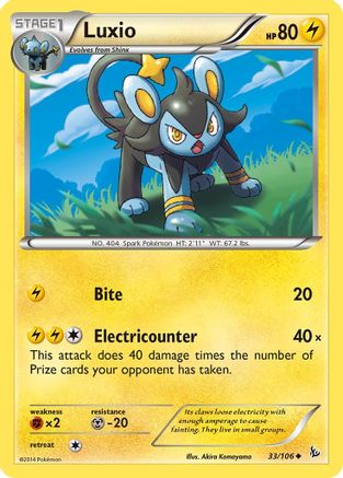 Luxio 33/106 - XY  Flashfire