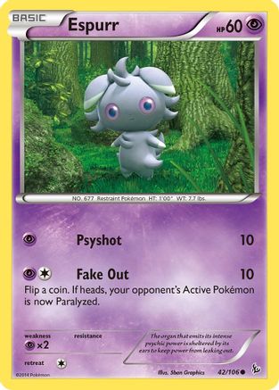 Espurr 42/106 - XY  Flashfire