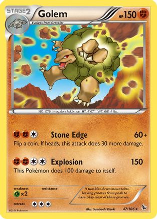 Golem 47/106 - XY  Flashfire